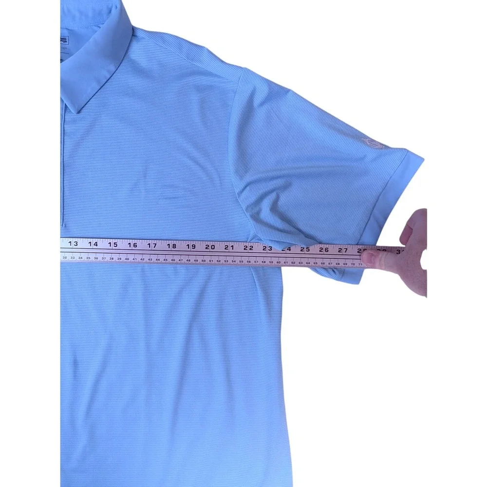 Adidas Men's Climalite‎ Blue Performance Golf Polo Shirt Size XL Casual Outdoor